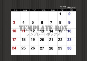 ２０２５年８月カ…