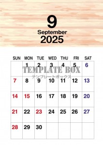 ２０２５年９月カ…