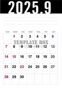 ２０２５年９月カ…