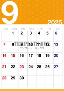 ２０２５年９月カ…