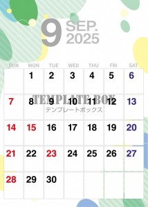 ２０２５年９月カ…