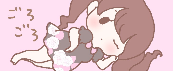 ツインテール｜寝そべる｜ウインク｜女の子｜かわいい｜無料イラスト素材｜無料｜ダウンロード
