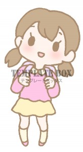 ランドセルを背負…