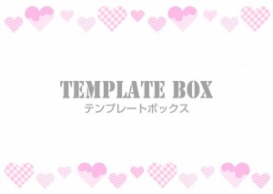 ピンクのハートの…