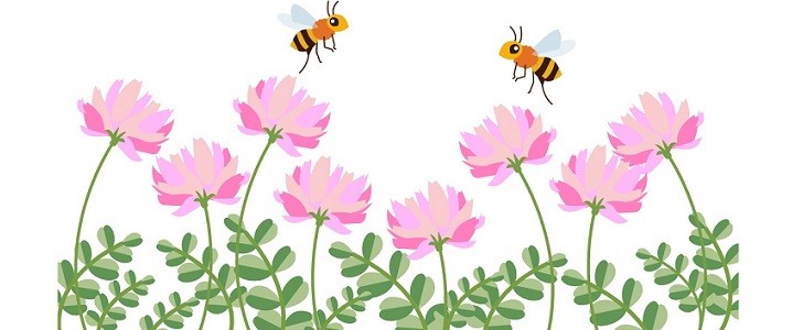 4月の花のデザイン レンゲソウの花かわいいイラスト プリント作成 進級祝い レジュメ Jpg Png Pdf 無料テンプレート Templatebox