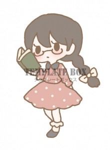 本を読んでいるメ…