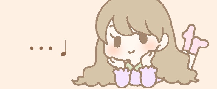 うつ伏せ|女の子|可愛い|無料イラスト素材|無料|ダウンロード