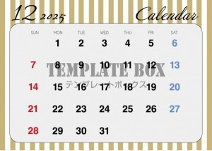 2025年12月…|無料テンプレート|カレンダー|無料