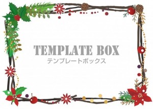12月はポインセ…｜無料テンプレート｜メッセージカード｜無料