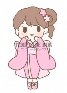 着物姿のかわいい…