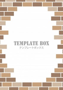 レンガモチーフの…