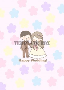 お花モチーフのゆ…｜無料テンプレート｜ウェディングツリー｜無料