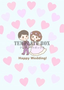 ハートがたくさん…｜無料テンプレート｜ウェディングツリー｜無料