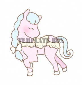 パステルカラーの…