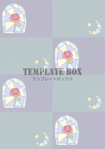 薔薇と月モチーフ…