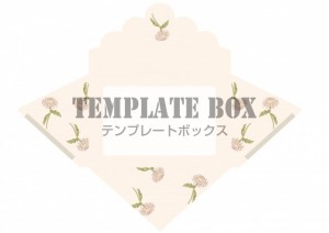 白い菊の花柄のシ…