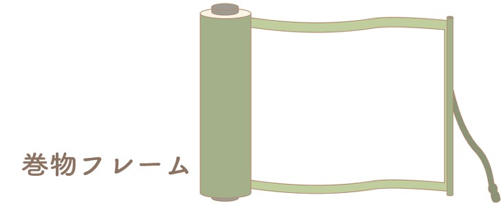 巻物｜フレーム｜飾り枠｜和風｜無料テンプレート｜無料｜ダウンロード