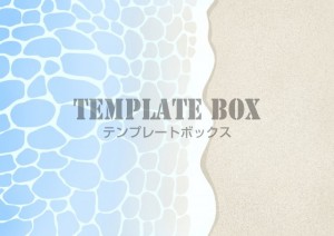 波打ち際の海のシ…