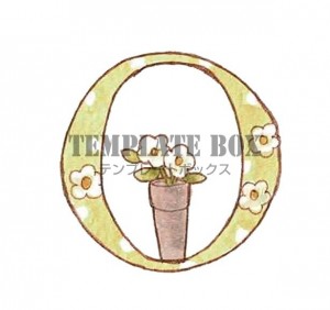 鉢に入ったお花が…