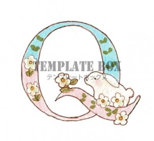 うさぎと花がかわ…