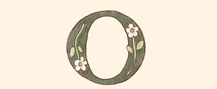 アルファベット｜イニシャル｜花｜無料イラスト素材｜無料｜ダウンロード