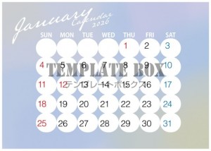 ２０２６年１月カ…