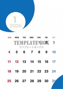 ２０２６年１月カ…