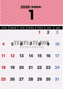 ２０２６年１月カ…