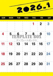 ２０２６年１月カ…