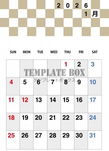 ２０２６年１月カ…