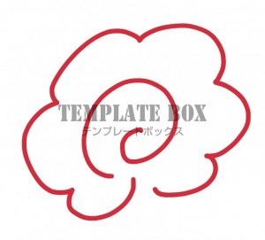 手書きの花丸のワ…