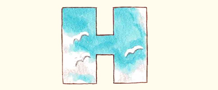 フォント｜アルファベット｜空｜無料イラスト素材｜無料｜ダウンロード