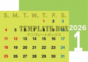 ２０２６年１月カ…