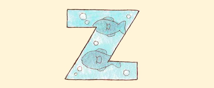 魚｜アルファベット｜フォント｜無料イラスト素材｜無料｜ダウンロード