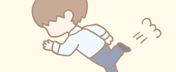 ダッシュ｜逃げる｜走る｜サラリーマン｜無料イラスト素材｜無料｜ダウンロード