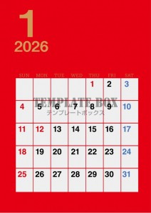 ２０２６年１月カ…