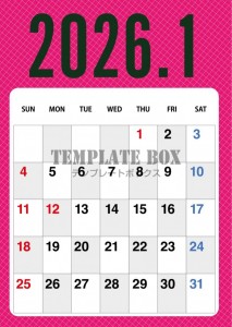 ２０２６年１月カ…