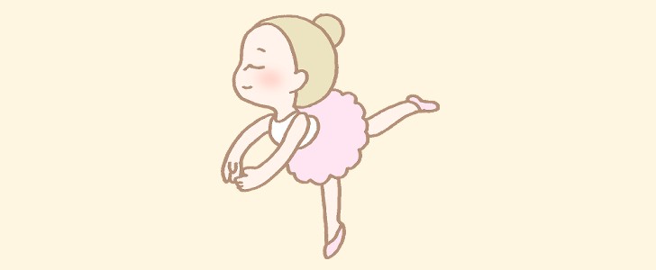 バレリーナ｜女の子｜無料イラスト素材｜無料｜ダウンロード