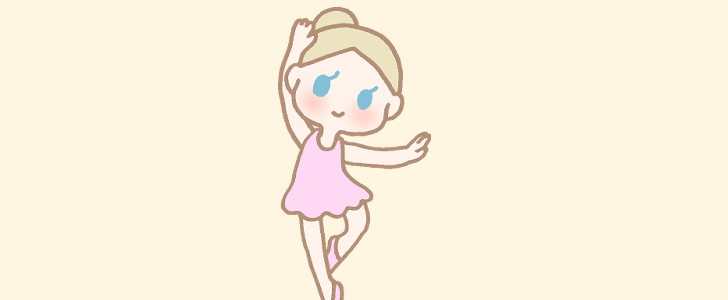 バレリーナ｜女の子｜無料イラスト素材｜無料｜ダウンロード