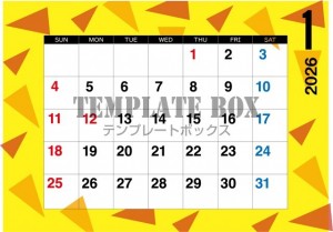 ２０２６年１月カ…