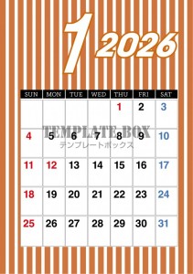 ２０２６年１月カ…