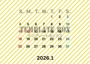 ２０２６年１月カ…