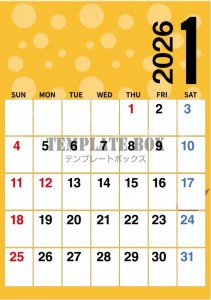 ２０２６年１月カ…