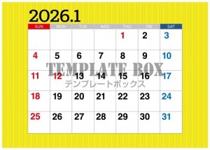 ２０２６年１月カ…