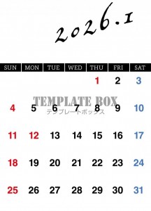 ２０２６年１月カ…