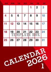 ２０２６年１月カ…