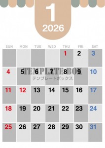 ２０２６年１月カ…