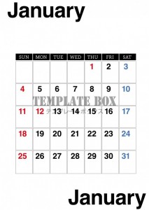 ２０２６年１月カ…