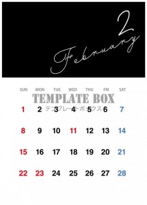 ２０２６年２月カ…