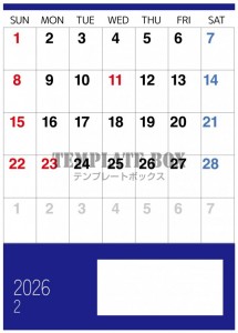 ２０２６年２月カ…